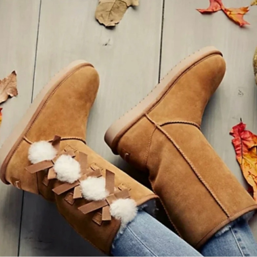 Koolaburra by UGG Victoria Women's Winter Boots Color chesnut size 9 - Picture 9 of 11